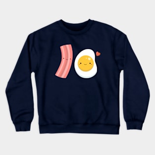 Cute and Kawaii Eggs and Bacon Crewneck Sweatshirt